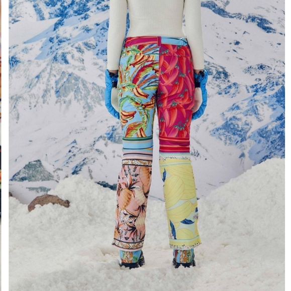 NWT FARM Rio Mixed Scarves Ski Jacket & Pants - Picture 5 of 9